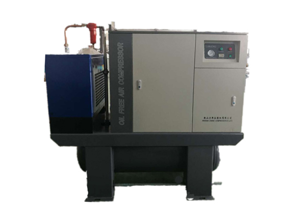 箱式無油空壓機儲氣罐冷干機過濾器一體機